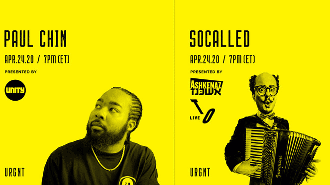 URGNTLive Brings Socalled And Paul Chin