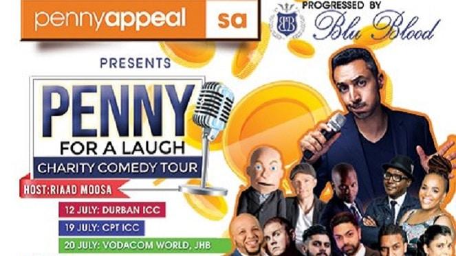 Penny For A Laugh - Charity Comedy Tour with Riaad Moosa
