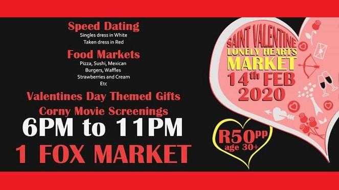St Valentine Lonely Hearts Market At Fox Junction Venue